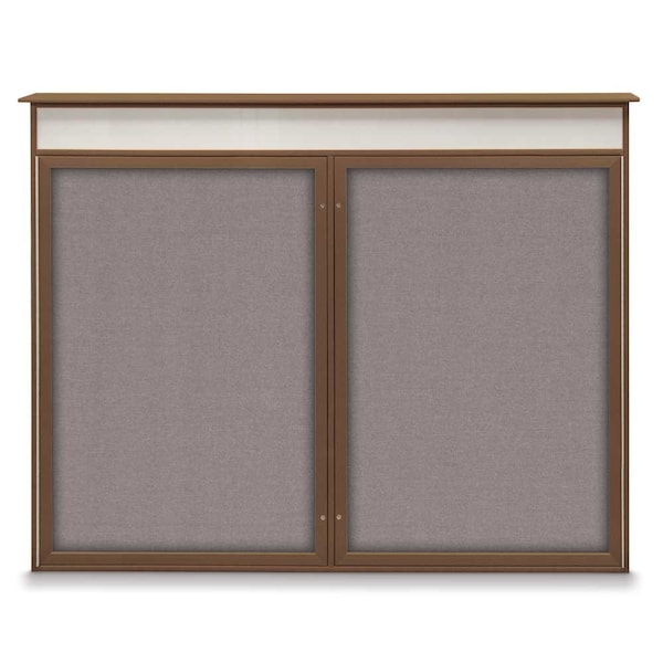 Single Door Enclosed Indoor Letterboard